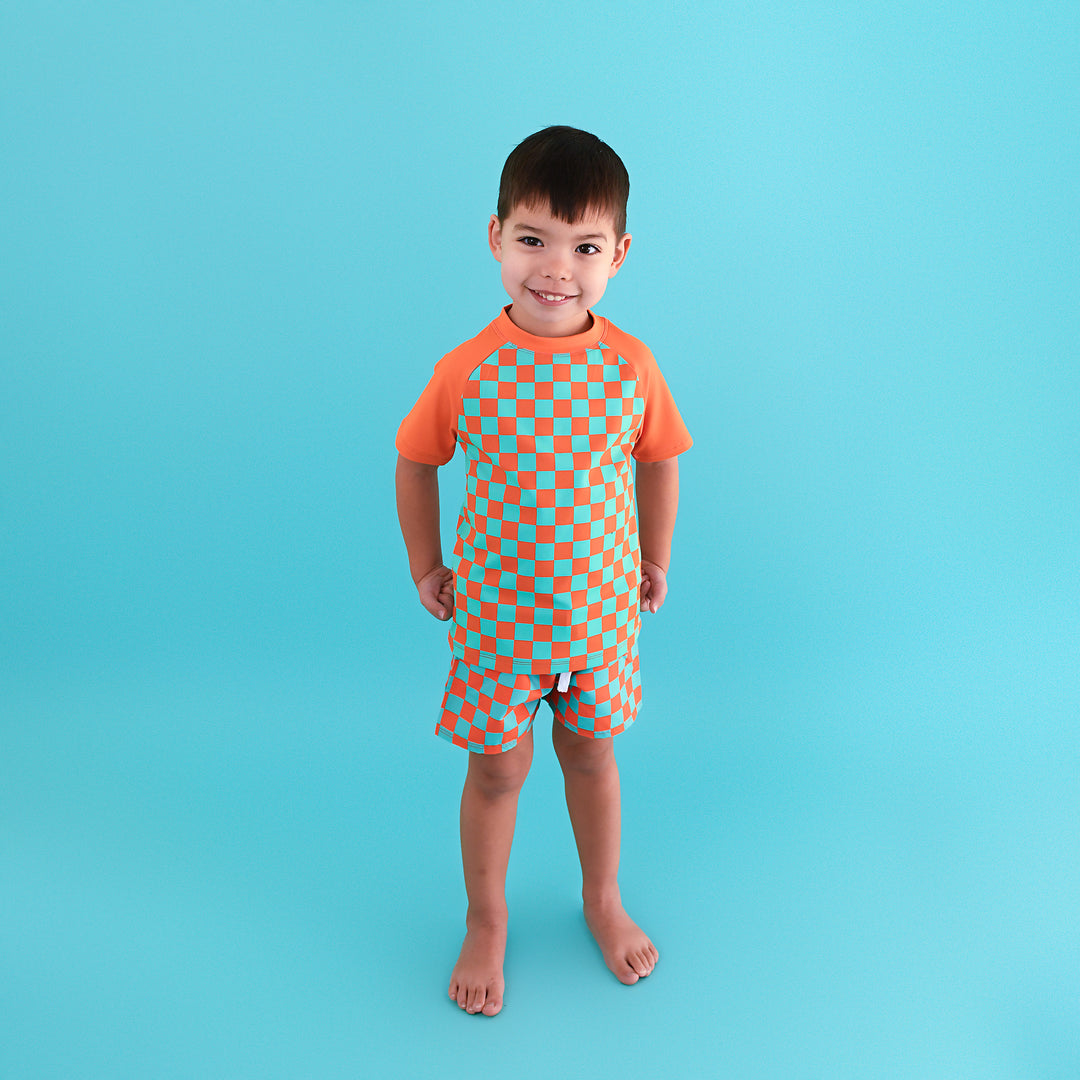 Spencer Checks SWIM SHORTS - Gigi and Max