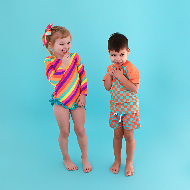 Spencer Checks SWIM SHORTS - Gigi and Max