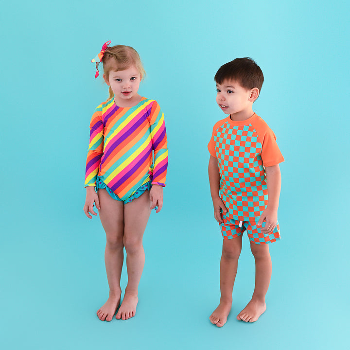 Spencer Checks SWIM SHORTS - Gigi and Max