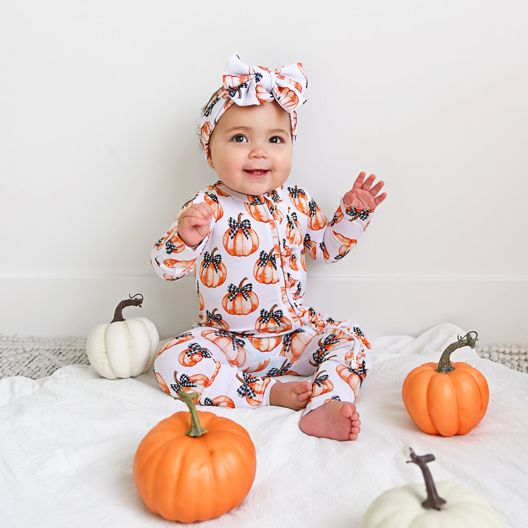 Lilith Pumpkin RUFFLE ZIP - Gigi and Max