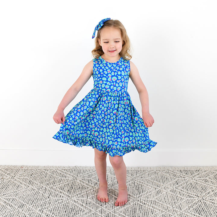 Miley Leopard TANK TWIRL DRESS - Gigi and Max