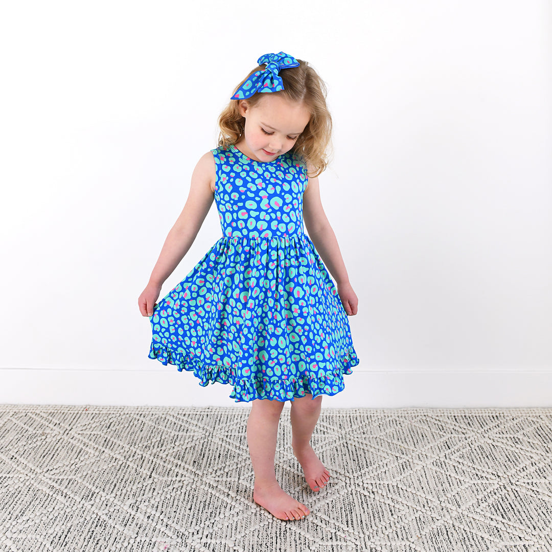 Miley Leopard TANK TWIRL DRESS - Gigi and Max