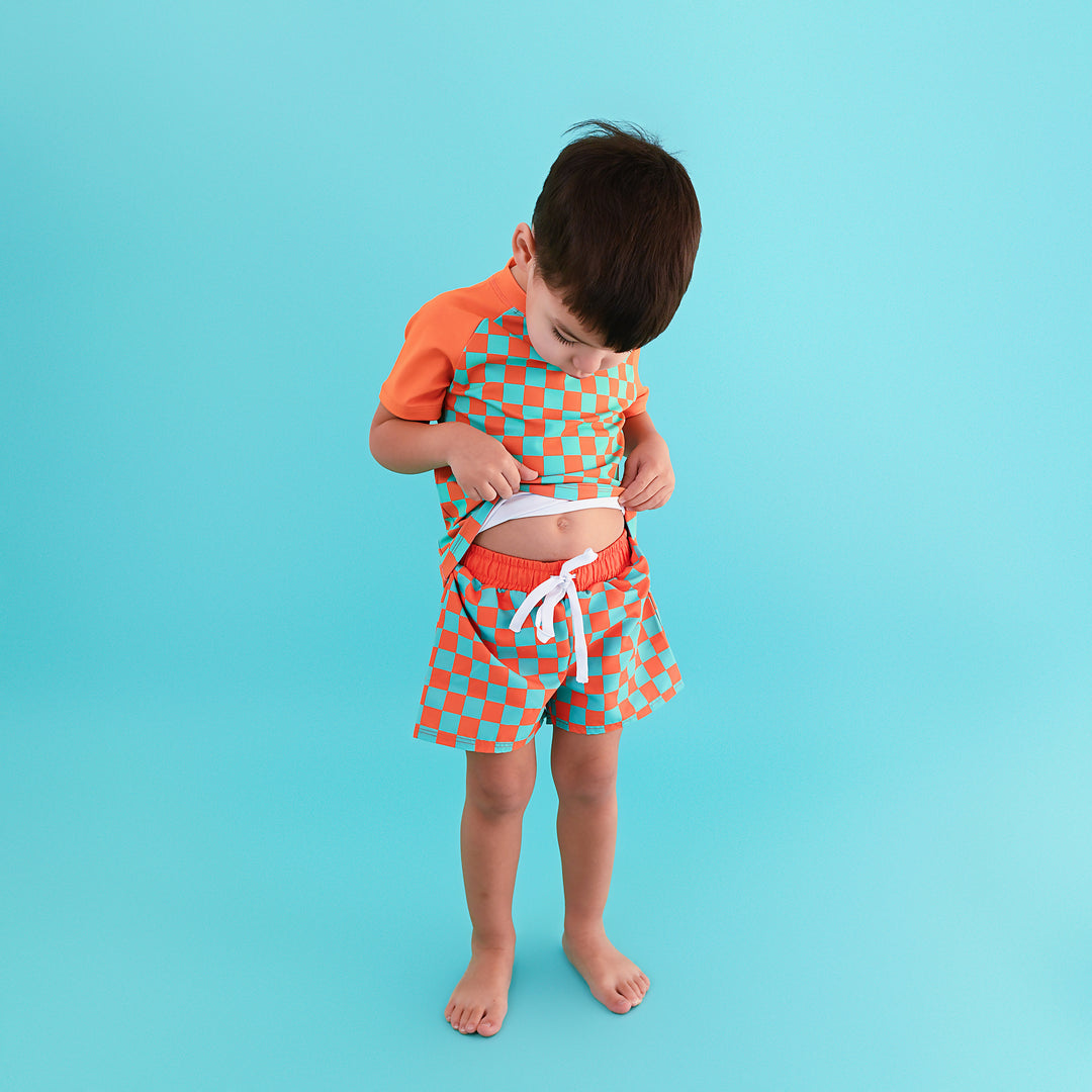 Spencer Checks SWIM SHORTS - Gigi and Max