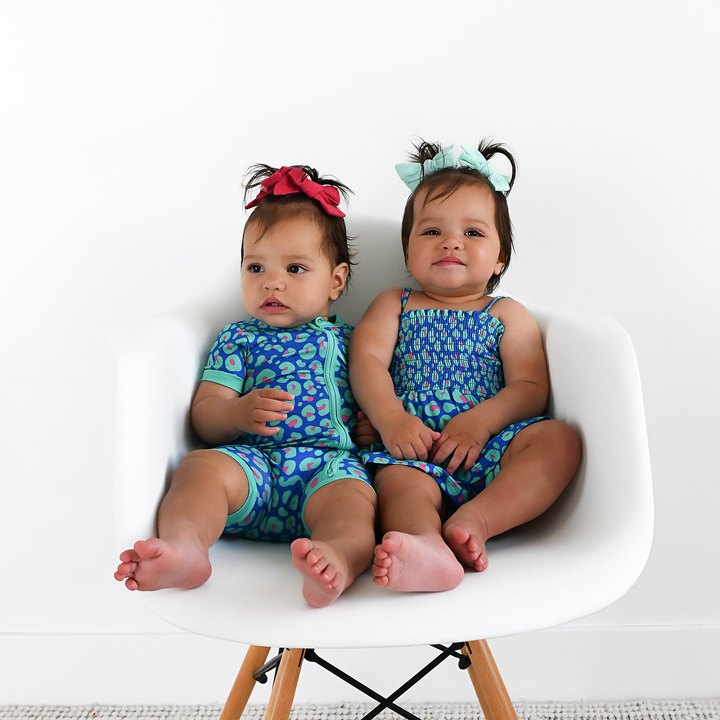 Miley Leopard SMOCKED TIERED TUTU - Gigi and Max