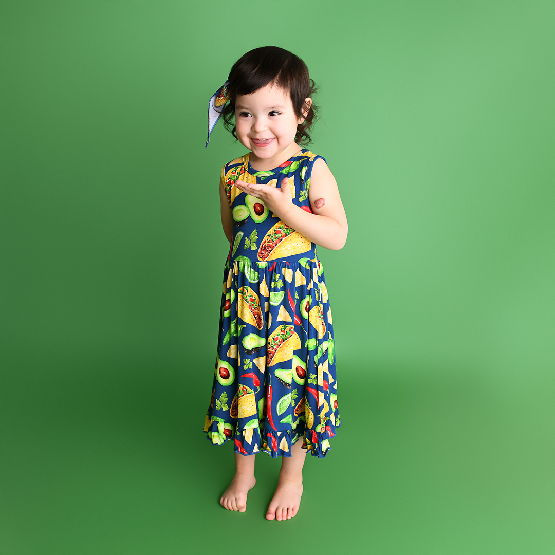 Javier TANK RUFFLE TWIRL DRESS - Gigi and Max