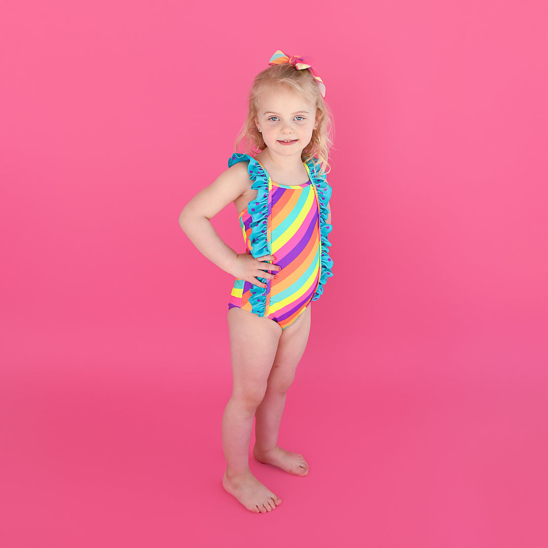 Amanda Stripes TANK ONE PIECE SWIMSUIT - Gigi and Max