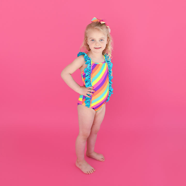 Amanda Stripes TANK ONE PIECE SWIMSUIT - Gigi and Max