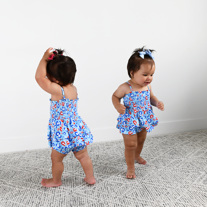 Kinsley Leopard SMOCKED TIERED TUTU - Gigi and Max