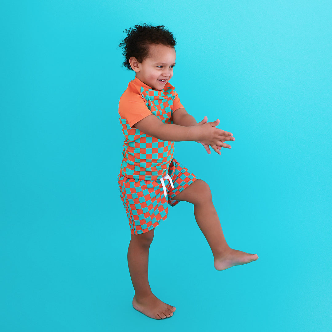 Spencer Checks SWIM SHORTS - Gigi and Max