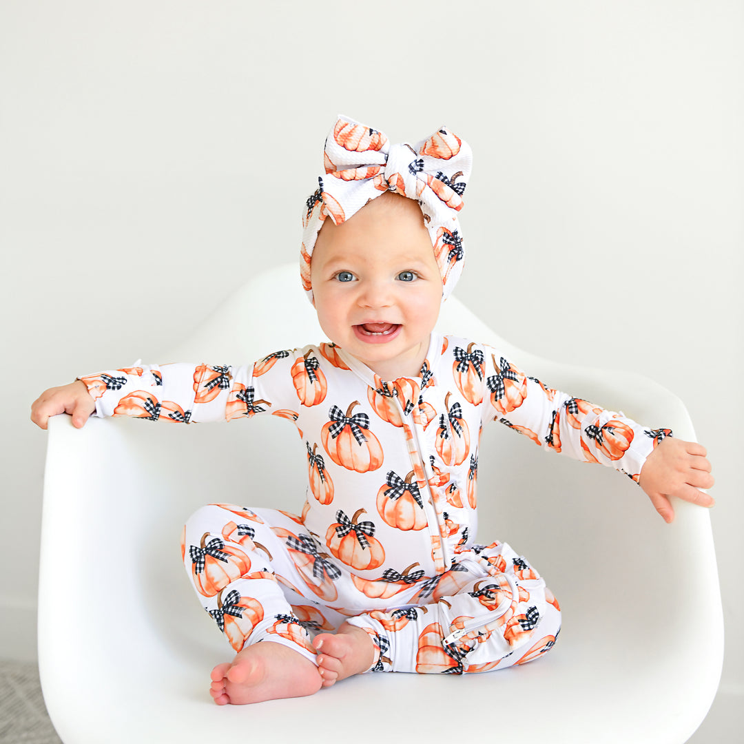 Lilith Pumpkin RUFFLE ZIP - Gigi and Max