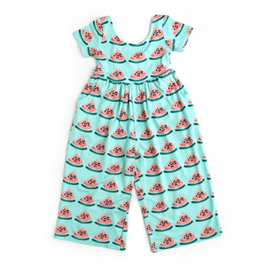 Cameron Watermelon ROMPER - Gigi and Max