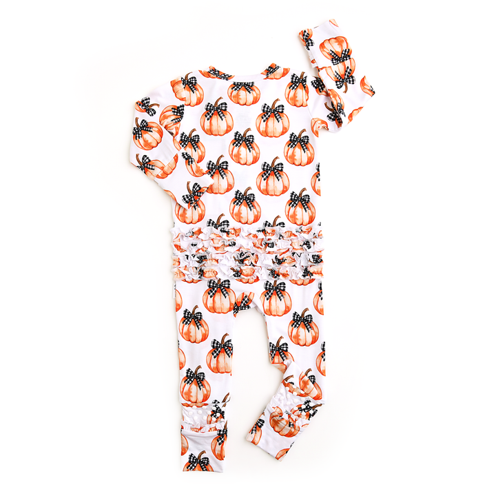 Lilith Pumpkin RUFFLE ZIP - Gigi and Max