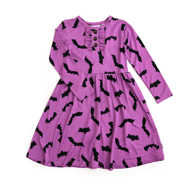 Echo Purple Bats TUTU DRESS - Gigi and Max
