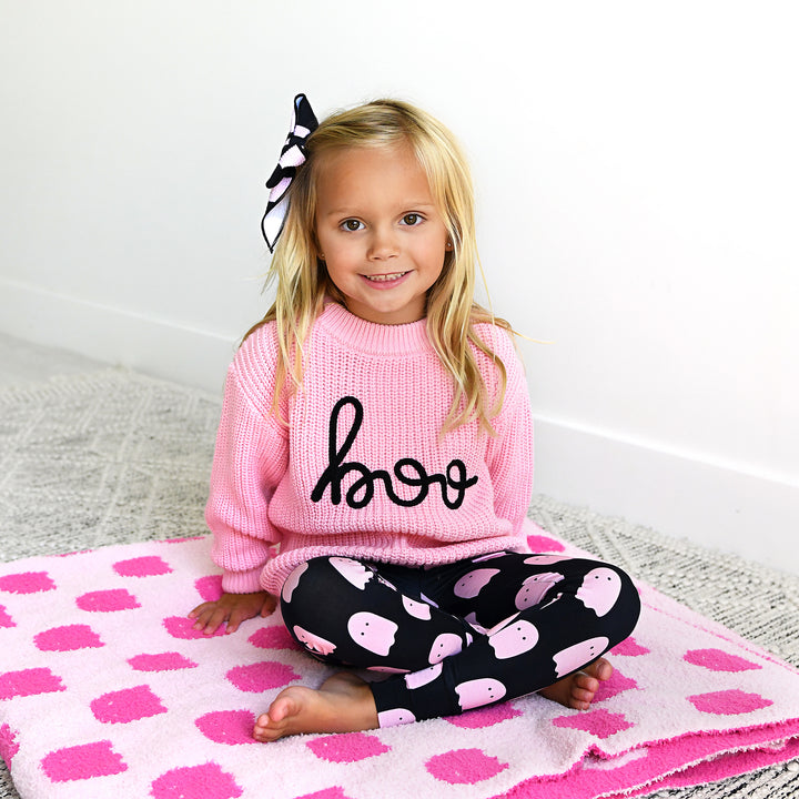 Draven Pink Ghost PLUSH BLANKET - Gigi and Max