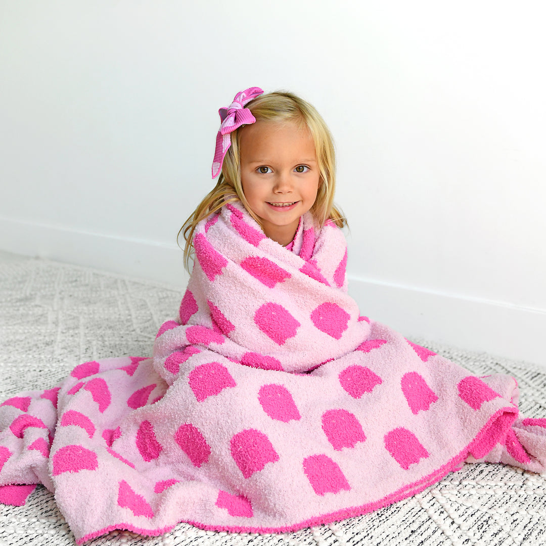 Draven Pink Ghost PLUSH BLANKET