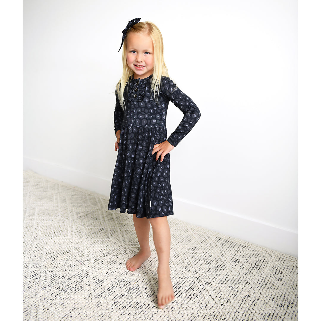 Ash Black Leopard TUTU DRESS - Gigi and Max