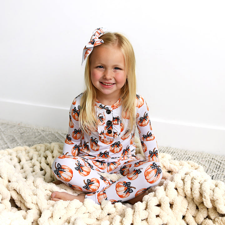 Lilith Pumpkin RUFFLE TWO PIECE - Gigi and Max