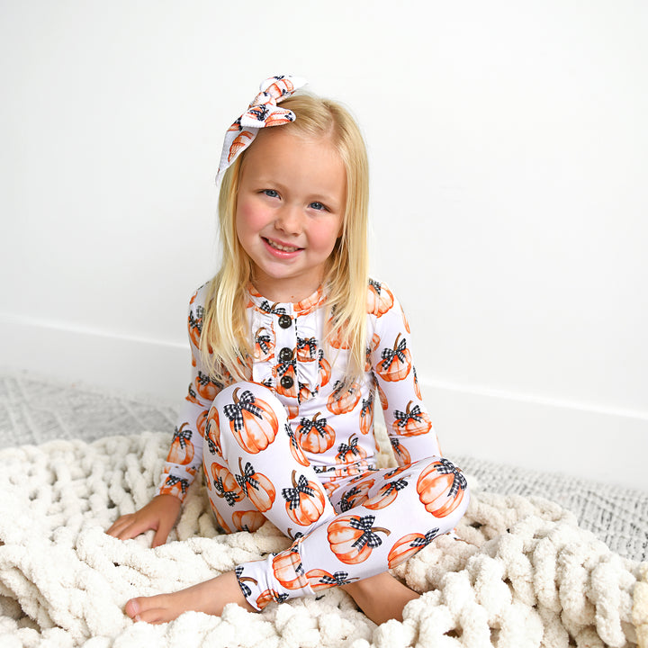Lilith Pumpkin RUFFLE TWO PIECE - Gigi and Max