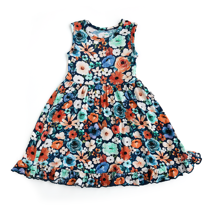 Della TANK RUFFLE TWIRL DRESS - Gigi and Max