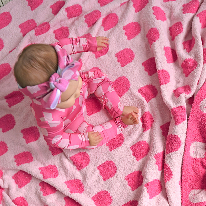 Draven Pink Ghost PLUSH BLANKET