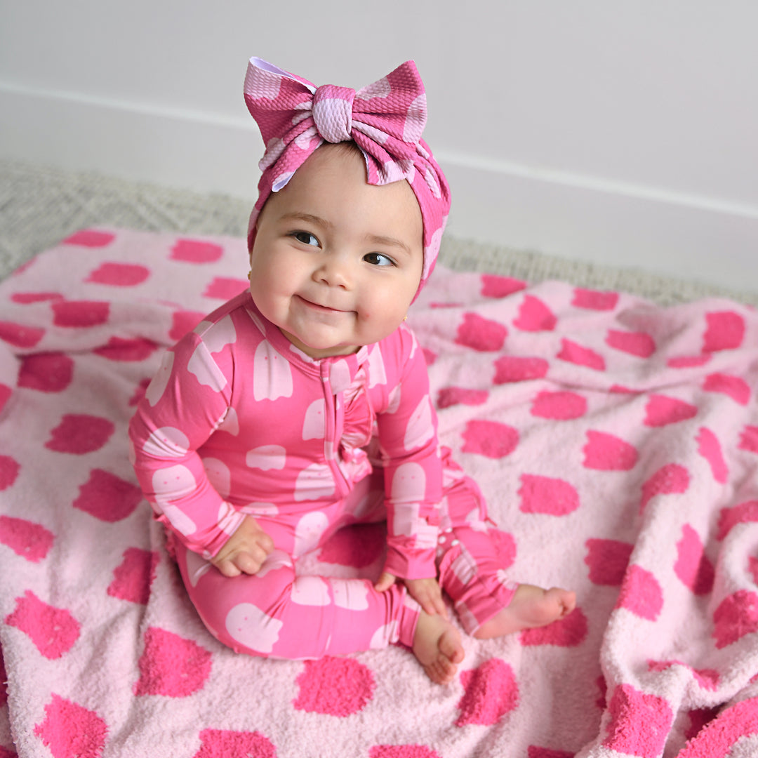 Draven Pink Ghost PLUSH BLANKET