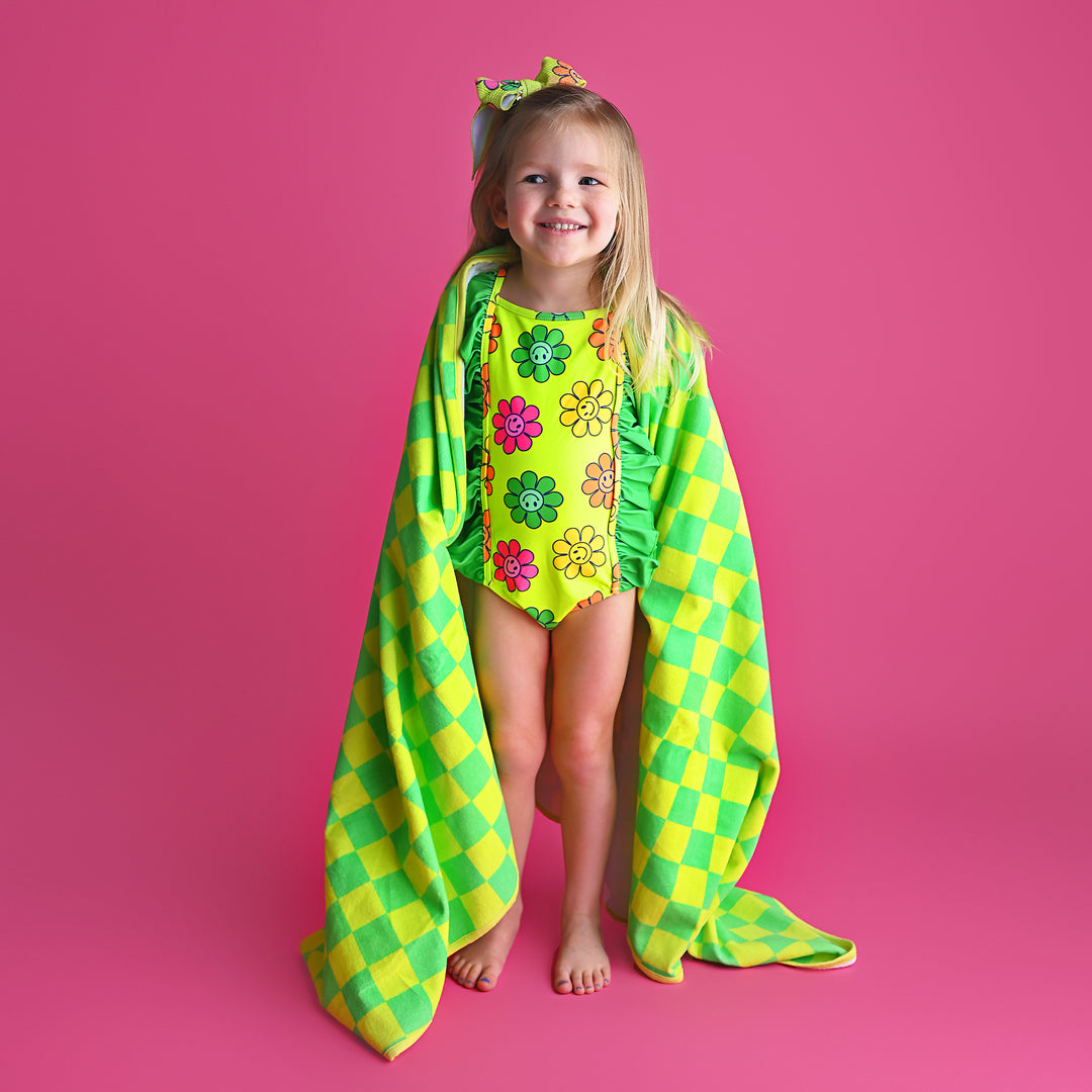 Ashleigh Smiley Face ONE PIECE SWIMSUIT - Gigi and Max