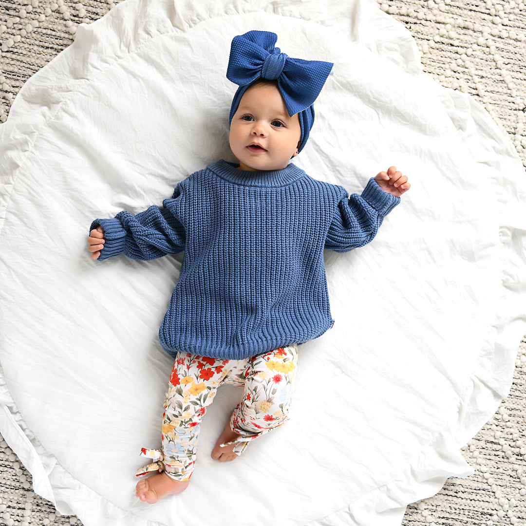 Steel Blue SWEATER - Gigi and Max