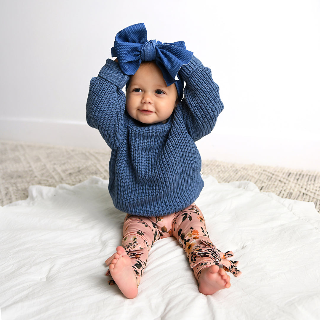 Steel Blue SWEATER - Gigi and Max