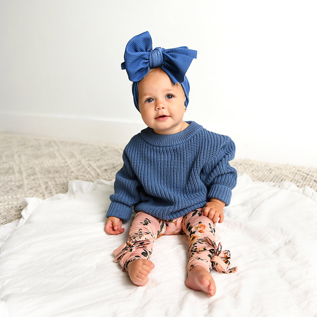 Steel Blue SWEATER - Gigi and Max