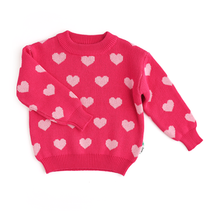 Pink Heart SWEATER - Gigi and Max