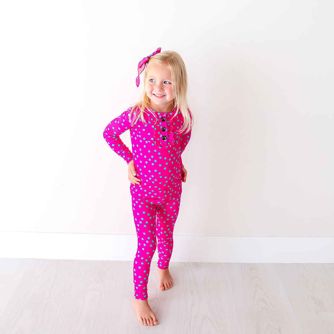 Evelyn Dot RUFFLE TWO PIECE - Gigi and Max