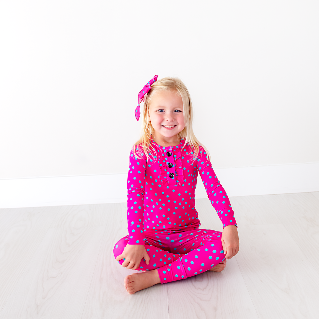 Evelyn Dot RUFFLE TWO PIECE - Gigi and Max