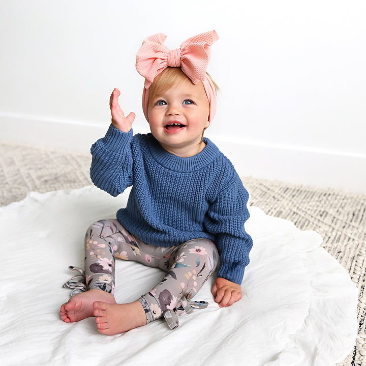 Steel Blue SWEATER - Gigi and Max