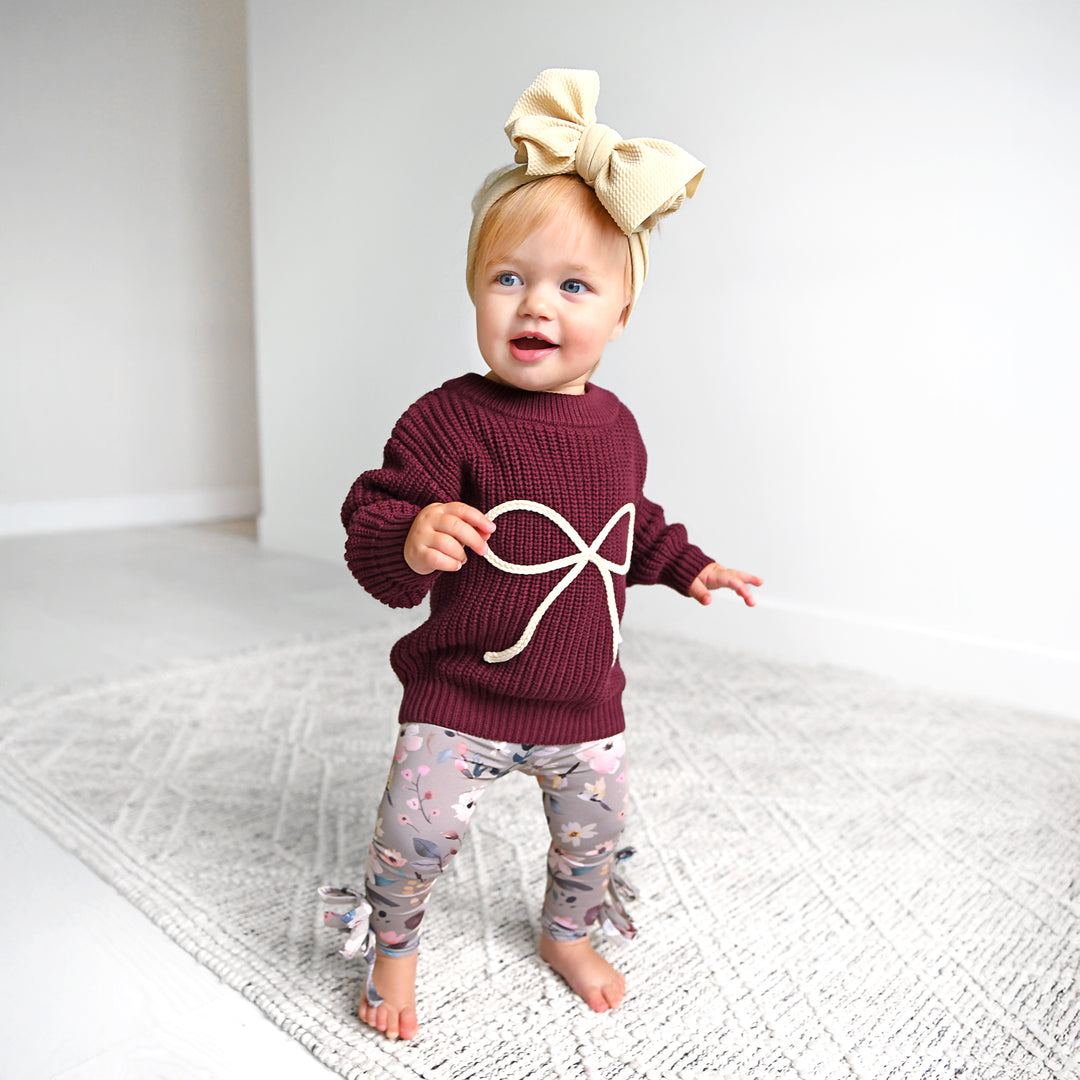 Tatum BOW LEGGINGS - Gigi and Max