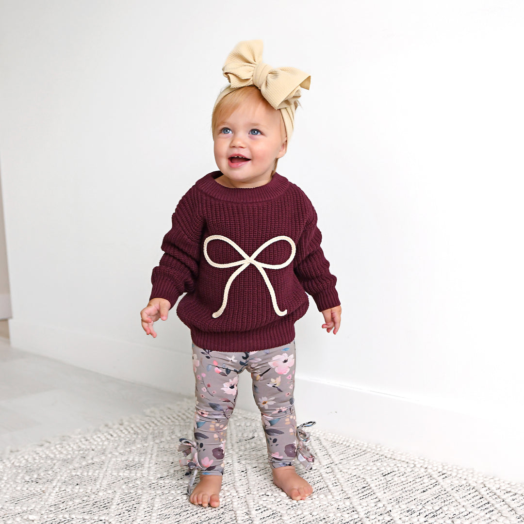 Tatum BOW LEGGINGS - Gigi and Max
