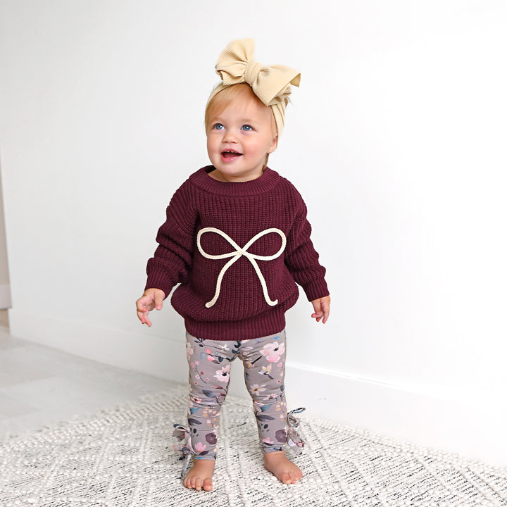 Tatum BOW LEGGINGS - Gigi and Max