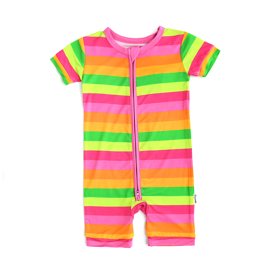 Stephanie Stripe SHORTY ZIP - Gigi and Max