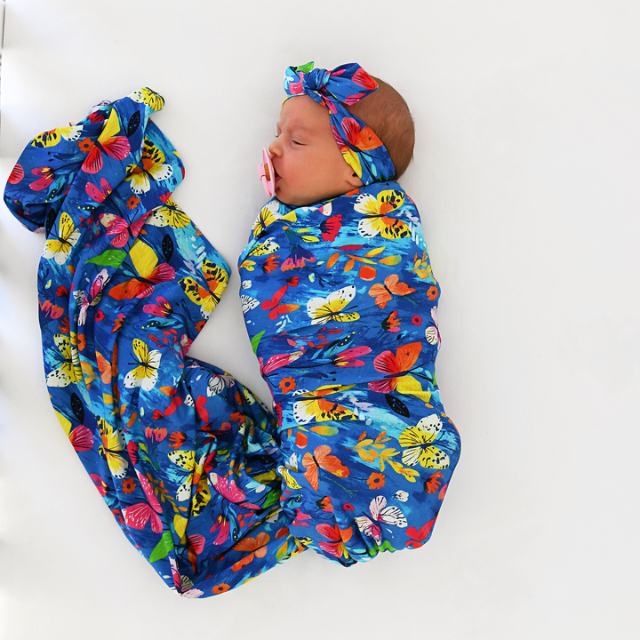 Aurora Butterfly SWADDLE - Gigi and Max