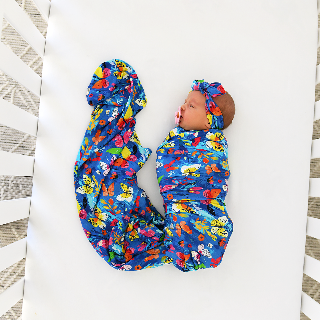 Aurora Butterfly SWADDLE - Gigi and Max