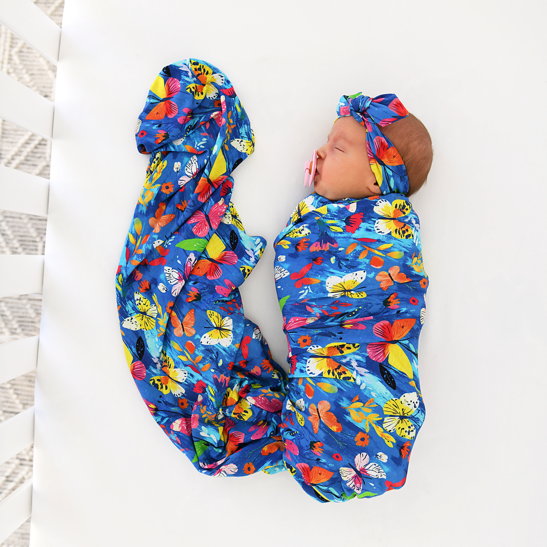 Aurora Butterfly SWADDLE - Gigi and Max