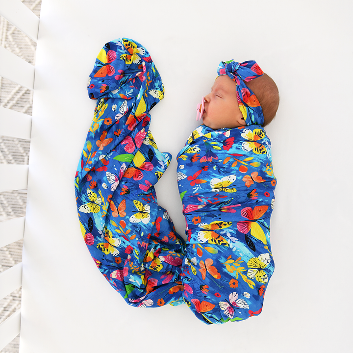 Aurora Butterfly SWADDLE - Gigi and Max