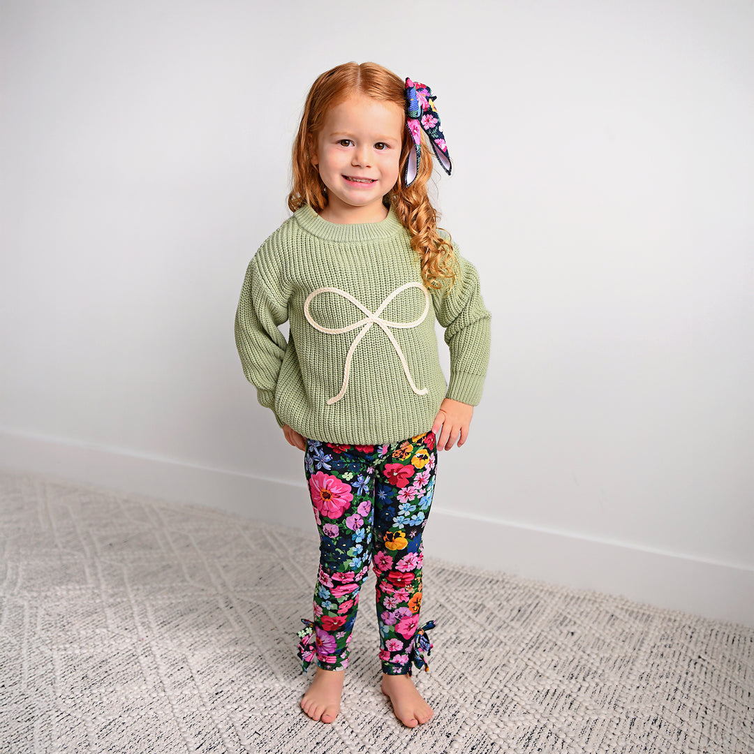 Cassandra BOW LEGGINGS - Gigi and Max