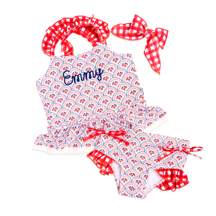 Remy RUFFLE TANK SWIM SET - Gigi and Max