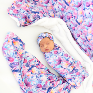 Ayla Floral COZY BLANKET - Gigi and Max