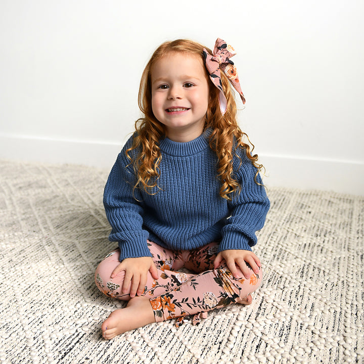 Steel Blue SWEATER - Gigi and Max