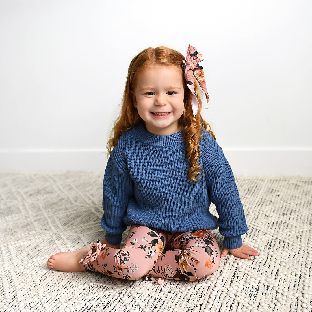 Steel Blue SWEATER - Gigi and Max