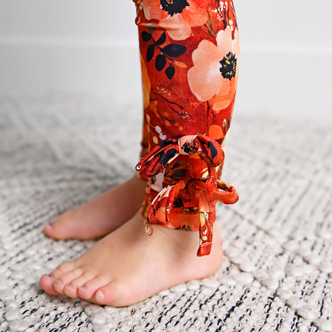 Auburn BOW LEGGINGS - Gigi and Max