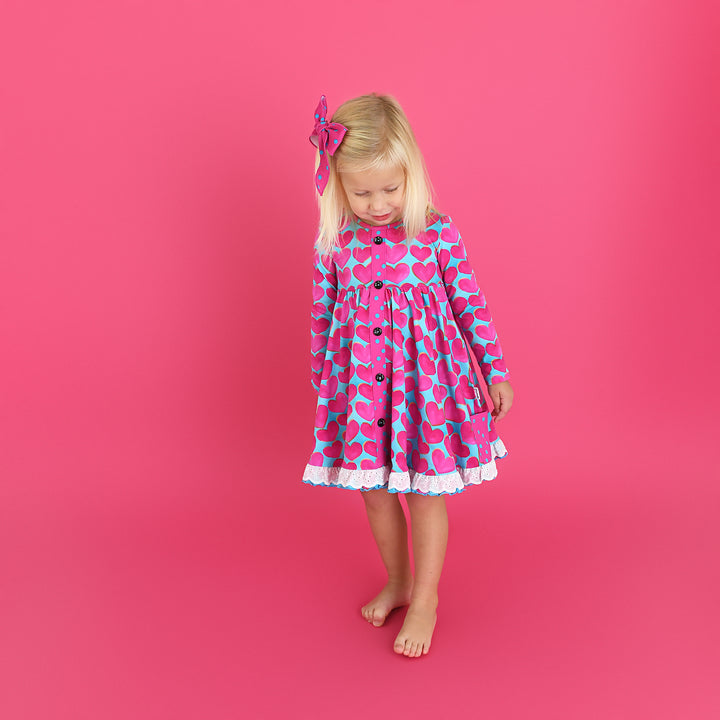 Cora BUTTON DRESS - Gigi and Max