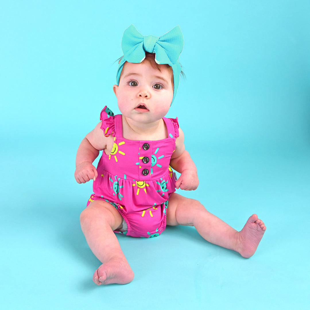 Brittany Smiliey Face BUTTON BUBBLE - Gigi and Max