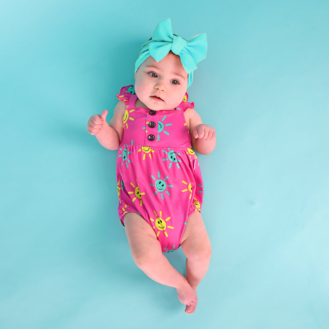 Brittany Smiliey Face BUTTON BUBBLE - Gigi and Max